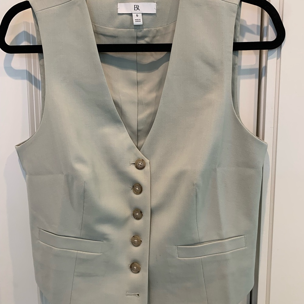 Banana Republic Gray Textured Fabric